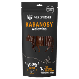 Paka Zwierzaka Kabanosy dla psa 100% mięsa wołowina 3 szt.