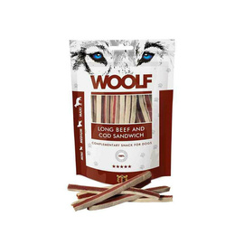 Przysmak dla psa Woolf wołowina cod sandwich 100 g