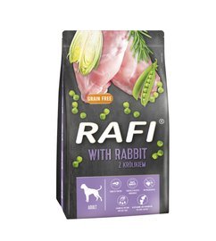 Sucha karma dla psa Rafi z królikiem worek 10 kg