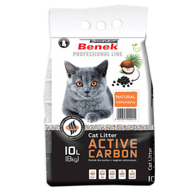 Żwirek dla kota Super Benek z Aktywnym Węglem 10 L