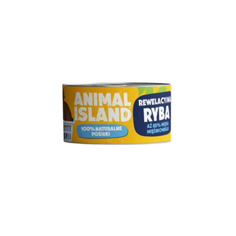 Animal Island Mokra karma dla kota monoproteina łosoś karp 100 g