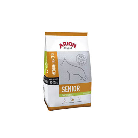 Arion Original Chicken & Rice Medium Senior Karma Sucha Dla Starszych Psów Średnich Ras 12 kg