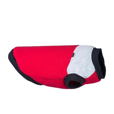 Bluza denver 25cm czerwono-szary