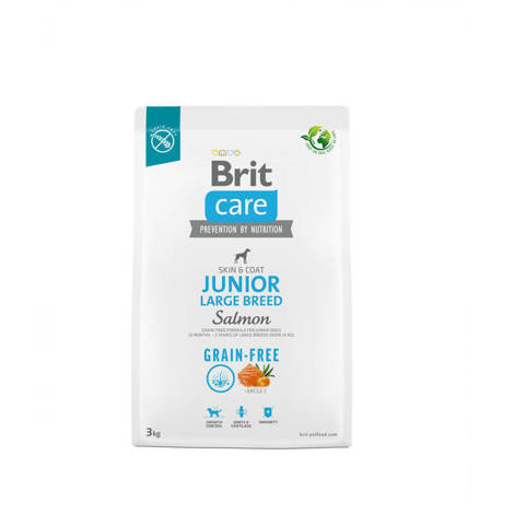 Brit Care Dog Grain-Free Junior Large Breed Salmon 3 kg