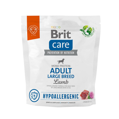 Brit Care Dog Hypoallergenic Karma dla psa dorosłego dużych ras z jagnięciną 1 kg