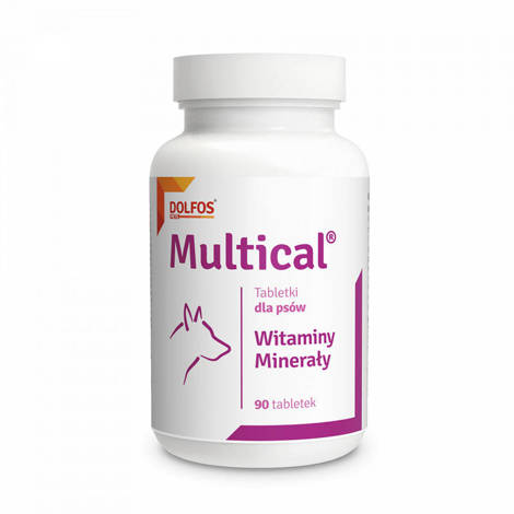Dolfos Dolvit Multical Suplement diety kompleks witamin dla psów 90 tabletek