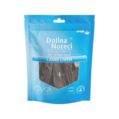 Dolina Noteci Natural Treats Lamb Liver wątroba jagnięca przysmak dla psa 150 g