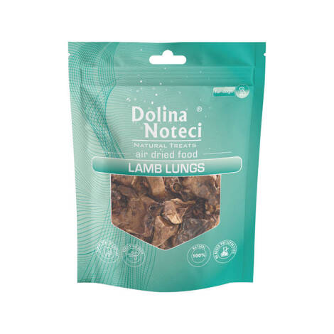 Dolina Noteci Natural Treats Lamb Lungs płuca jagnięce przysmak dla psa 100 g