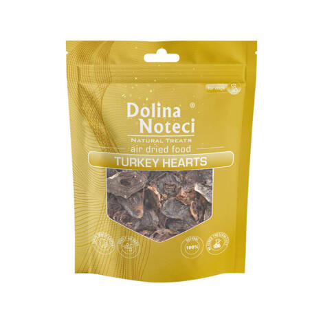 Dolina Noteci Natural Treats Turkey Hearts serca z indyka przysmak dla psa 150 g