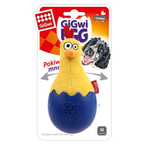 GiGwi Egg zabawka piszczałka dla psa
