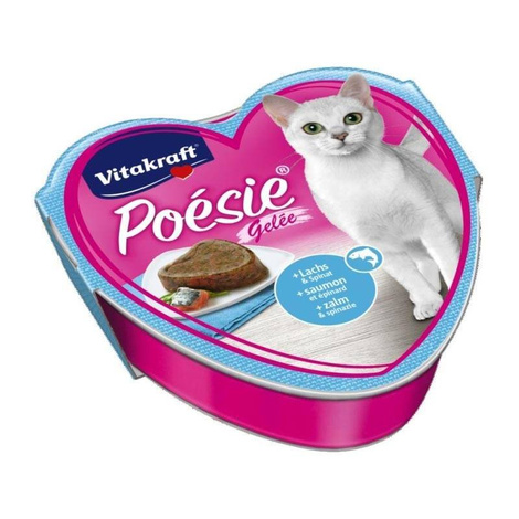 Karma dla kota w tacce  Vitakraft Poésie Łosoś 85g