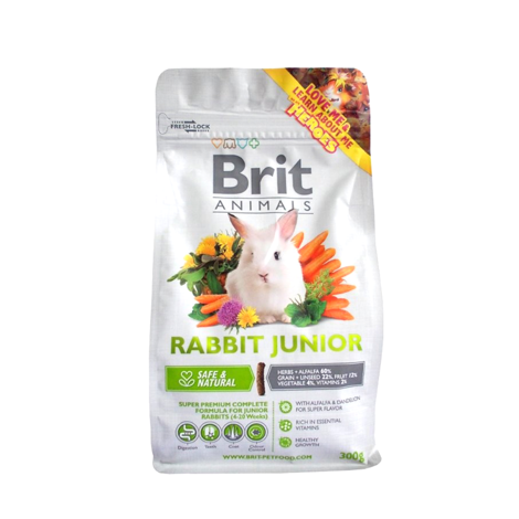 Karma dla królika Brit Animals Junior Complete 300g