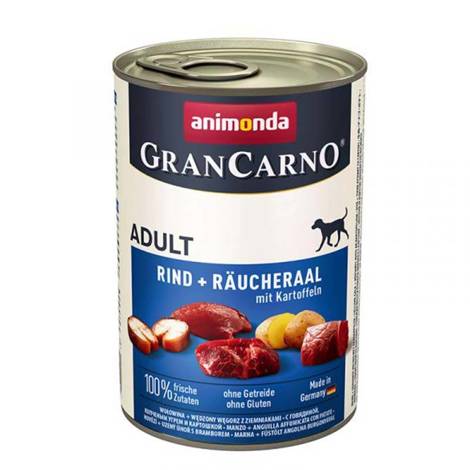 Karma dla psa Animonda GranCarno Adult Wołowina, Węgorz i Ziemniaki 400g