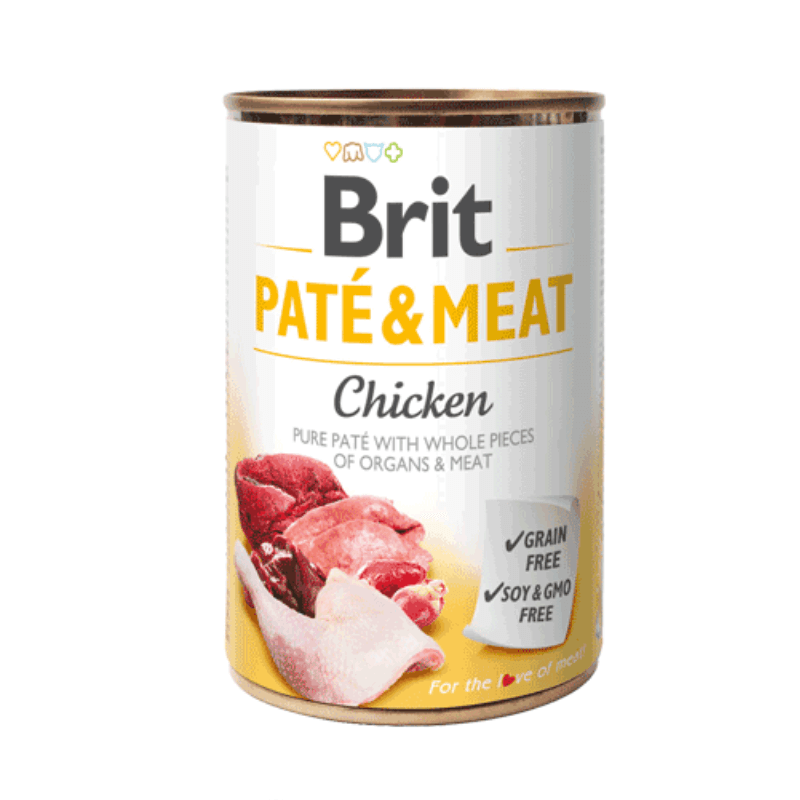 Karma mokra dla psa Brit Pate & Meat Chicken 400 g 