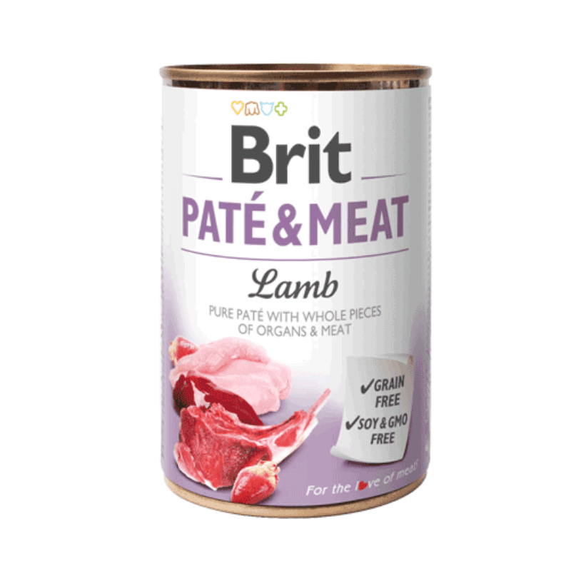 Karma mokra dla psa Brit Pate & Meat Lamb 400 g