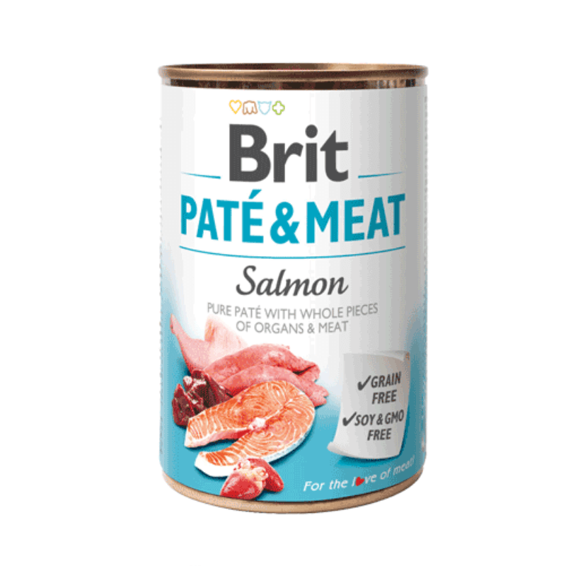 Karma mokra dla psa Brit Pate & Meat Salmon 400 g 