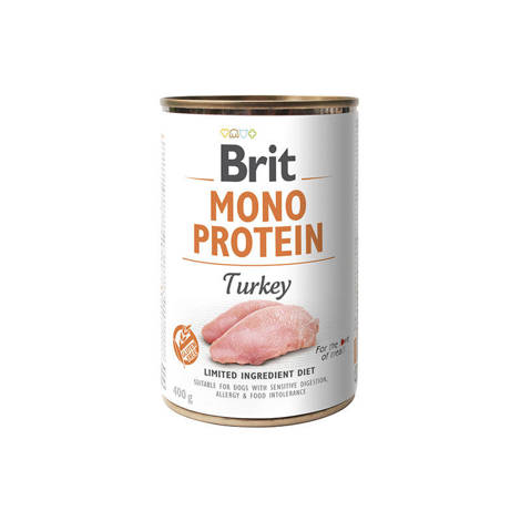 Karma mokra dla psów Brit Mono Protein Turkey 400 g