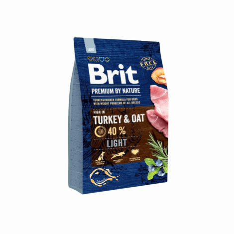 Karma sucha Brit Premium by Nature Light 3 kg