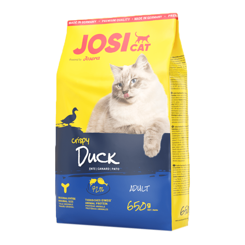 Karma sucha dla kota Josera Josicat Crispy Duck 650g