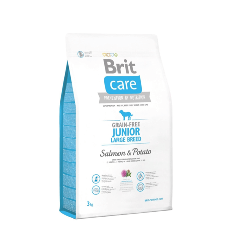 Karma sucha dla psów Brit Care Grain Free Junior Large Breed salmon & potato 3 kg