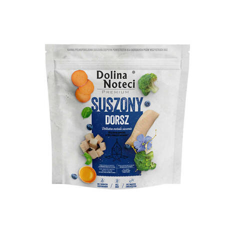 Karma suszona dla psa Dolina Noteci Premium dorsz 1 kg