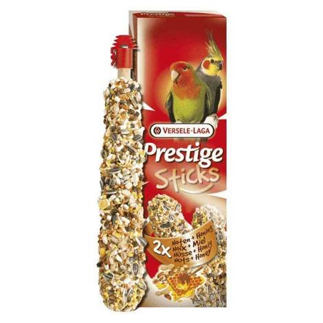 Kolby orzechowo-miodowe dla średnich papug Versele Laga Prestige Sticks Big Parakeets Nuts & Honey 140g