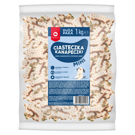 Maced Ciasteczka Kanapeczki Mini mix Przysmak dla psa 1 kg