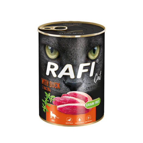 Mokra karma dla kota Rafi Cat Adult z kaczką 400 g