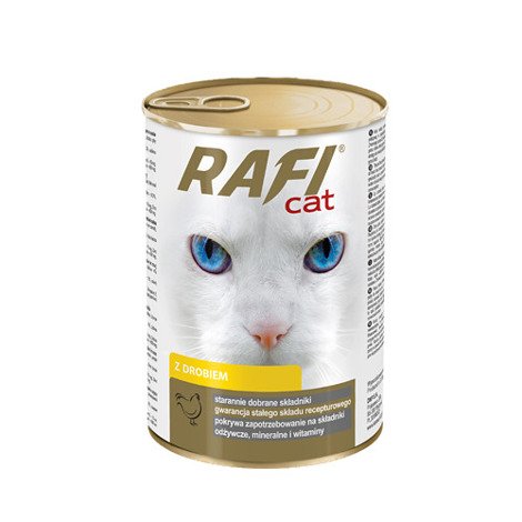 Mokra karma dla kota Rafi Cat z drobiem 415 g 