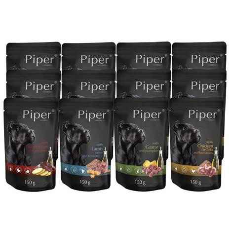 Mokra karma dla psa Piper Animals Mix 12 x 150 g