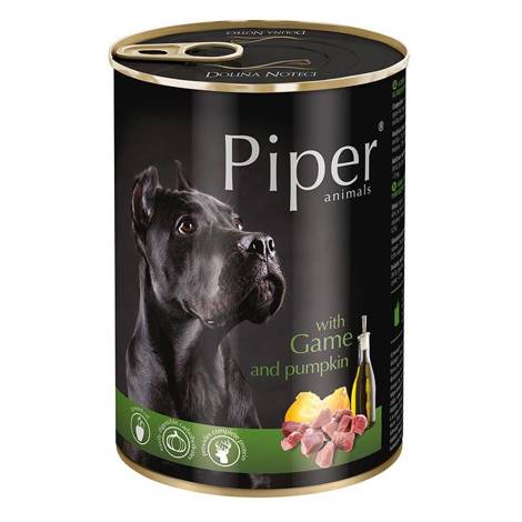 Mokra karma dla psa Piper Animals z dziczyzną i dynią 400 g