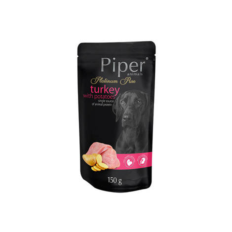 Mokra karma dla psa Piper Platinum Pure indyk z ziemniakami 150 g
