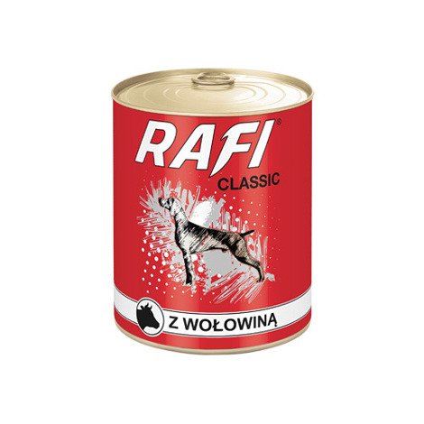 Mokra karma dla psa Rafi Classic z wołowiną 800 g