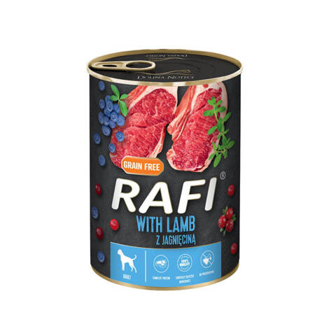 Mokra karma dla psa Rafi z jagnięciną 400 g