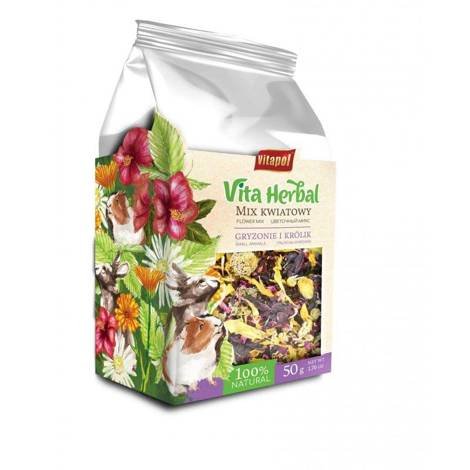 Przysmak dla gryzoni Vitapol Herbal mix kwiatowy, 50g