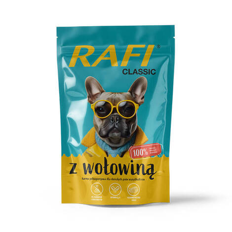 Rafi Classic Mokra karma dla psa z wołowiną 400 g