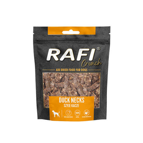 Rafi Crunch Gryzaki naturalne Przysmak dla psa szyje kacze 200 g