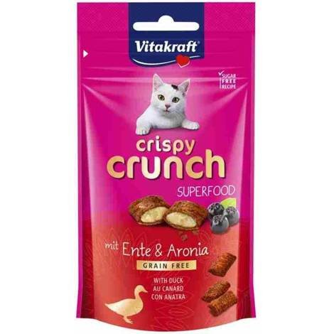 Vitakraft Cat Crispy Crunch Przysmak dla kota kaczka aronia 60 g