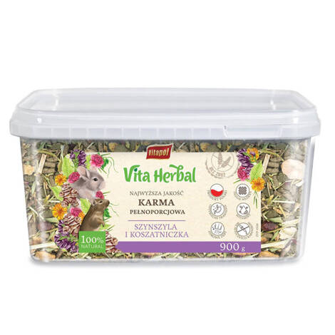 Vitapol Vita Herbal Karma dla szynszyli 900 g