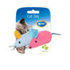 Duvo+ zabawka dla kota kolorowe myszki 6x5x3cm 2 szt./op.